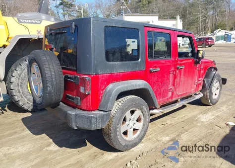 2012 Jeep Wrangler Unlimited Sport z USA, uszkodzony, nr VIN 1C4HJWDG9CL150783